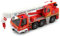 Bburago | Camion de Pompiers Crane avec Echelle | Présentoir de 18 pièces | Reproduction de Voiture Miniature à échelle 1/55 | Rouge | Jouet pour Enfant à Collectionner | 32010