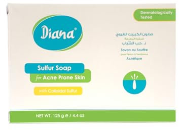 Diana Elyseestar Seife, 10 % Schwefelseife für Akne-Behandlung, 125 g
