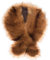 Futrzane Classic Stola - Lange Fellstola Damen - Fake Fur Pelzkragen Fell Schal (Bernstein Classic)