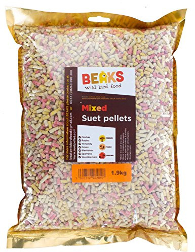 BEAKS wild bird food Suet pellets/Mixed / 1.9kg