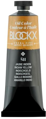 Blockx Indische gelbe Ölfarbe, 35 ml Tube