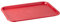 APS Bandeja Fast Food, bandeja para servir inviolable y apta para el lavavajillas, Made in Germany, 45 x 35,5 cm, altura 2 cm, rojo