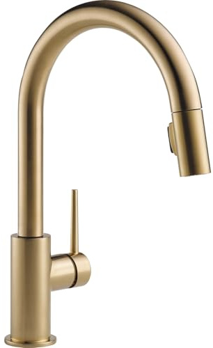 DELTA FAUCET 9159-CZ-DST Trinsic Küchenarmatur, Champagner Bronze, Standard