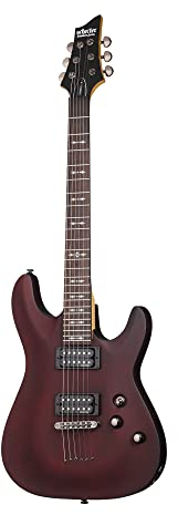 Schecter Omen-6 E-Gitarre, Walnut Satin
