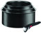 Tefal Ingenio Expertise Saucepan Set, 4 Pieces, Stackable, Removable Handle, Space Saving, Non-Stick, Induction, Black, L6509242