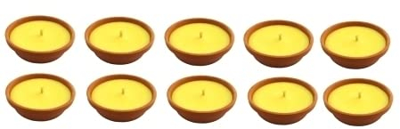 10 x Fiaccola/Candela profumata all'aroma di Citronella diametro 15cm