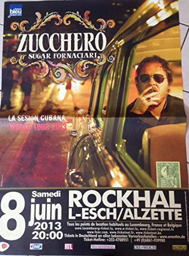 Zucchero – Die Sesion Cubana World Tour 2013 – 80 x 120 cm zeigt/Poster