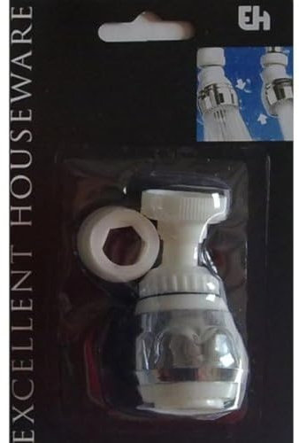 Wassersparer mit Kugelgelenk, mit Adapter für alle Wasserhähne