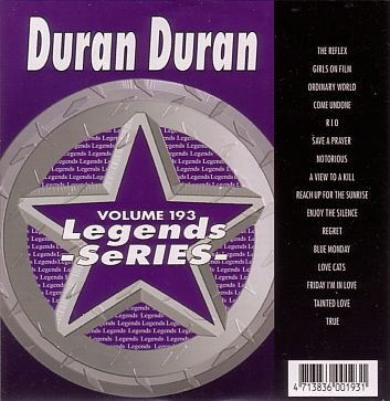 Legends Karaoke Volume 193 - Hits Of Duran Duran (CD+G)
