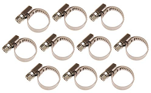 BGS 8095-10x16 | Abrazaderas de manguera | inoxidable | 10 x 16 mm | 10 piezas