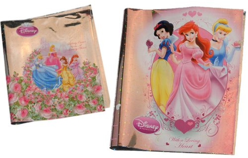 alles-meine.de GmbH 1 STK. Hefthülle/Buchhülle A4 - Prinzessin Heftumschlag für Hefte - Breite regulierbar A 4