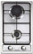 Cata GI 302 302-Placa (Integrado, Gas, Negro, Color Blanco, Giratorio, Parte Superior Delantera, 29 cm), 3000 W, Vidrio, Acero Inoxidable