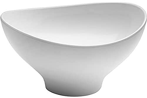 LACOR - 63585 - Fuente De Melamina Oval Classic 29x26x16 - Blanco