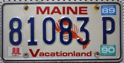 US Nummernschild Kennzeichen # USA Schild