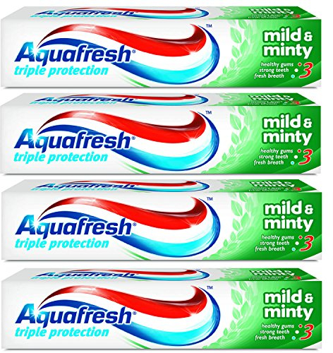 Aquafresh Mild & Minty with Sugar Acid Protection 100ml (Pack of 4)