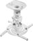 Techly 022397 Staffa Universale a Soffitto per Proiettore, Bianco Bianco