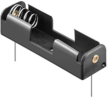 Goobay 48677 1x AA (Mignon) Batteriehalter, Printmontage, Horizontal (2-Pin)