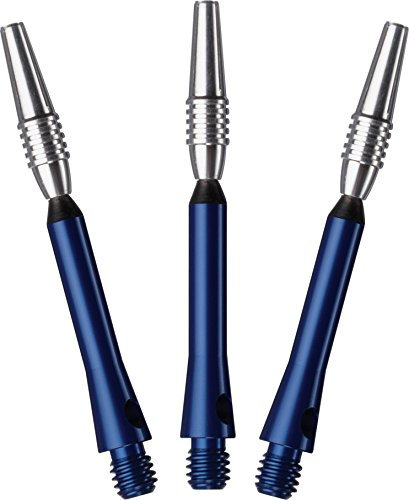 Viper Unisex – Erwachsene Aluminum Shaft Medium Blue Spinster Aluminium-Dart-Schaft, mittelgroß (MD), Blau, 3 Stück, 2-Inch