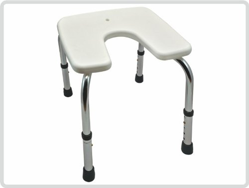 Duschhocker höhenverstellbar, Badehocker, Hocker, Duschsitz, Duschschemel ohne Rückenlehne *Top-Qualität*