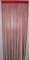 HomeMaison HM69807481 Rideau à Fils Spaghetti Rouge, 90 x 240 cm