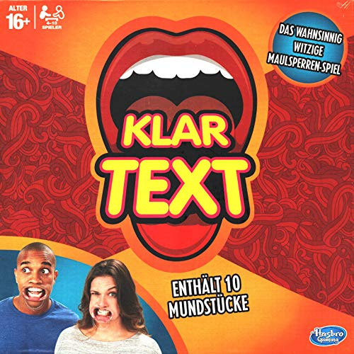 Hasbro Gaming C2018398 - Klartext Partyspiel (Alter 16+)