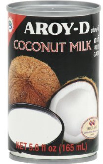 AROY-D Kokosnussmilch I Cremige Kokosmilch zum Kochen & Backen I 100% Vegan & Laktosefrei I Ideal für Currys, Desserts, Smoothies & Cocktails I 1 x 165 ml