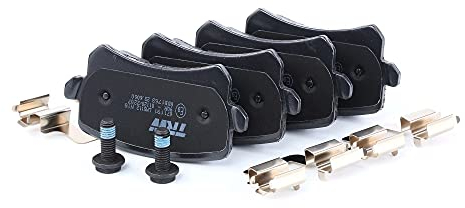 TRW GDB1763 Bremsbelagsatz 4-Teilig für Volkswagen Tiguan/Tiguan Limited (5N_) 2007-2018 Hinterachse und Andere Fahrzeuge