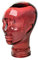 AMP3 Luxury Glass Head Headphones Stand Colour RED