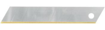 Cutterklinge Breite 18mm Stärke 0,5mm Titan eisgehärtet in Spenderbox
