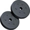 ScSPORTS® Hantelscheiben - Set, 5/10/15/20 kg, Ø 30/31mm, Zement, Kunststoff - Gewichtsscheiben, Hantelscheiben-Set, Fitness Scheiben, Gewichte für Hantel, Langhantel (5 kg (2 x 2,5))