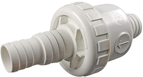 Rückschlagventil für Pool - Schwimmbad mit 38 mm Schlauchanschluss - optimal für Sandfilter