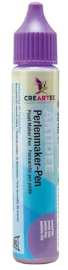 Artidee CREARTEC Perlenmaker Pen - Pastellila - zum Gestalten von dekorativen 3D Farbperlen auf Textilien, Holz, Pappe, Leder, Glas, Keramik - 30ml - Made in Germany