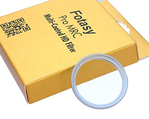 Fotasy Filtre de Protection UV Ultra Fin argenté 43 mm, revêtement Nano MRC, revêtement multirésistant à l'huile, à l'eau, aux Rayures, 16 Couches Multicouches, Filtre UV 43 mm
