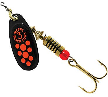 Mepps Comet Angelhaken Black Fury, für Forellenfang