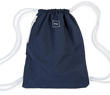 MSTRDS Unisex Basic Gym Bag Rucksack navy One einfarbiger Turnbeutel im Hipster Stil