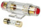 tomzz Audio 5800-007 AGU Sicherungshalter transparent Kabel bis 25qmm, vergoldet, 80A Sicherung
