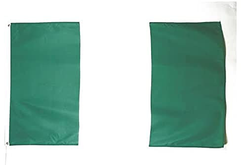 AZ FLAG - Bandera Nigeria - 90x60 cm - Bandera Nigeriana 100% Poliéster Con Ojales de Metal integrados - 50g - Colores Vivos Y Resistente A La Decoloración