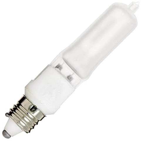 Satco S1915 120V 75-Watt T4 E11 Base Light Bulb, Frosted