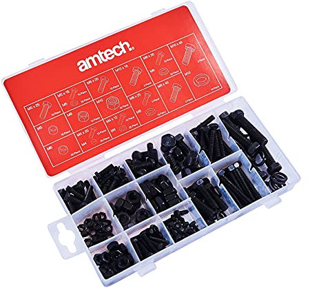 Amtech S6230 240 Piece hex head nut and bolt set