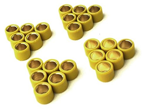 Variomatik Gewichte Abstimmset Variorollen 15x12mm 4,0gr - 4,7gr - 5,2gr - 5,8gr für Aerox, Nitro, SR50, Jog, Neos, Gulliver, Rally