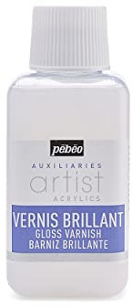 Pebeo 520200 Artist Acrylics - Vernice Lucida a Base Acqua, 250 ml