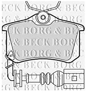 Borg & Beck BBP1824 Rear Brake Pads To Fit Seat Ibiza 02-