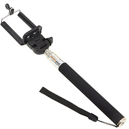 3in1 Accessori Monopiede telescopico + Supporto Per TELEFONI cellulari tipo iPhone, Galaxy, e altri smartphone oppure Per Le tue Macchine Fotografiche Digitali