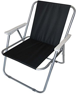REDWOOD Folding Camp Chair - Black