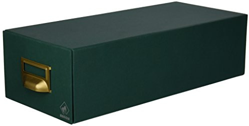 MARIOLA 2-1000 Karteikasten gefüttertes Karton, grün