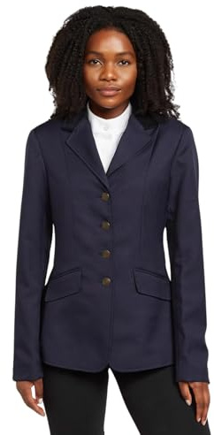 Shires Aston Ladies Show Jacket - Navy Blue