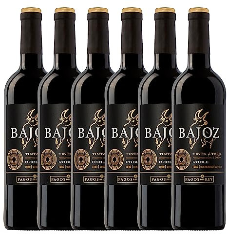 Bajoz Roble Tinto D.O. Toro - Paquete de 6 x 750 ml - Total: 4500 ml