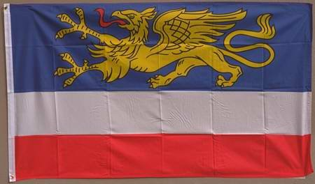 Buddel-Bini Flagge Fahne ca. 90x150 cm : Rostock