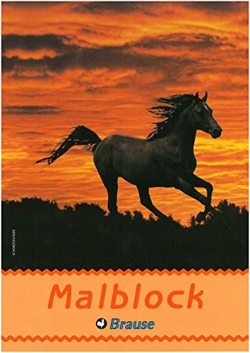 Clairefontaine 67204C – Malblock / Zeichenblock DIN A4 21x29,7 cm, blanko 70g, 100 Blatt, Tiermotive sortiert, 1 Stück