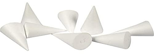Kegel,Weiß,H:11cm,D:5,5cm,50Stck./1Pck.,543581, AA8